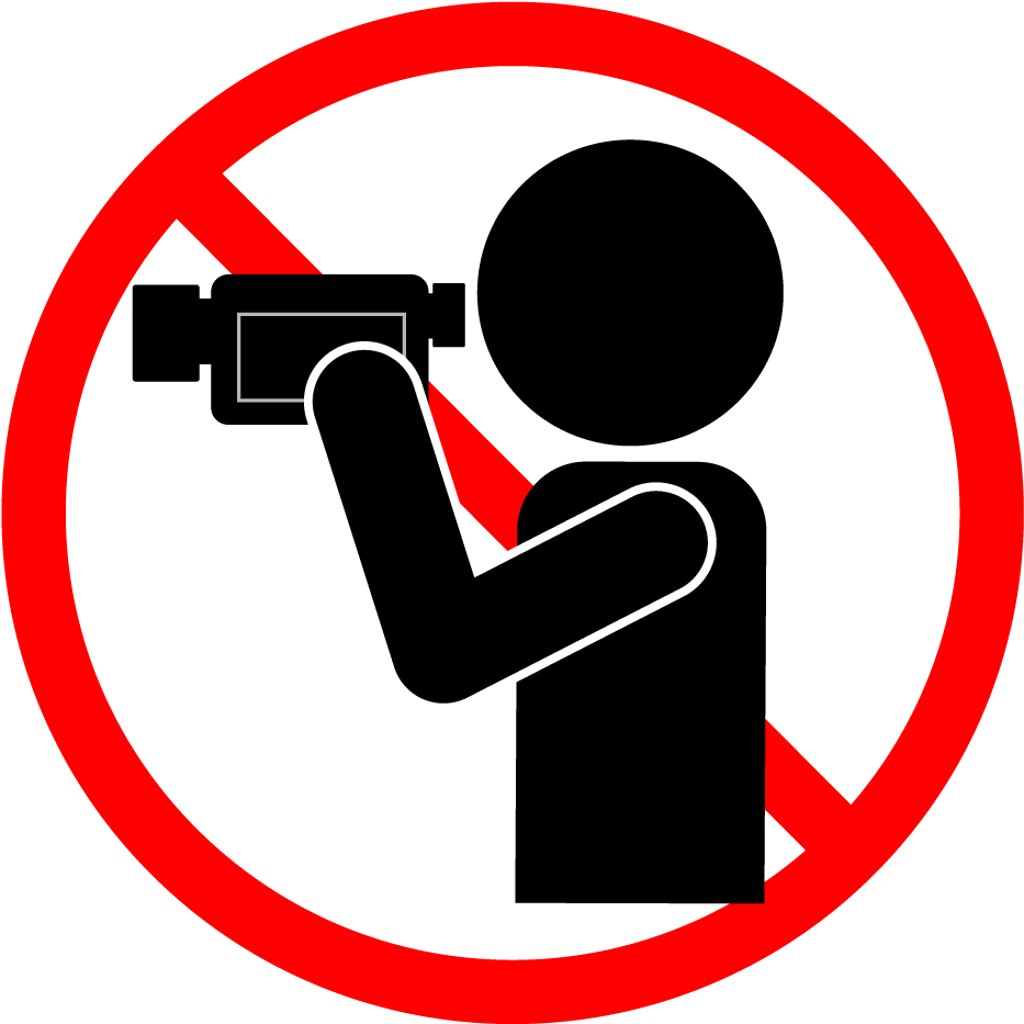 School And Study - 撮影 禁止 イラスト (1000x1000)