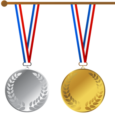 Related Pictures Olympic Podium Clip Art - Olympijské Medaile (400x400)