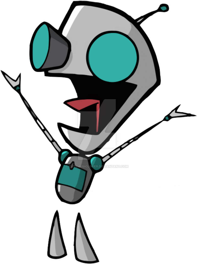 Gir 'yay' By Cutemusiclover - Robot Gir (900x1151)