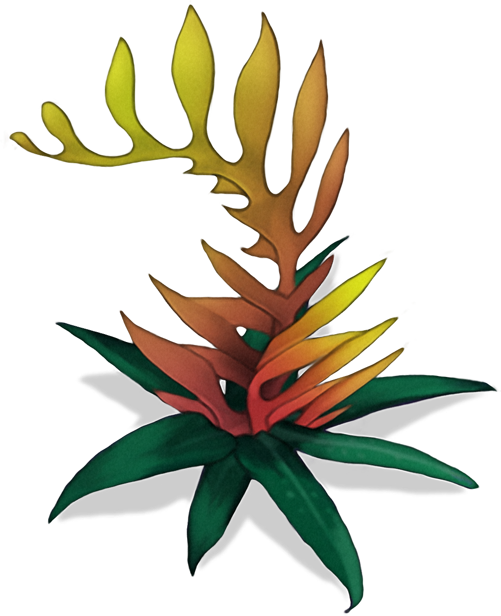 Bush Clipart Vascular Plant - Bush Monster Png (1017x1250)