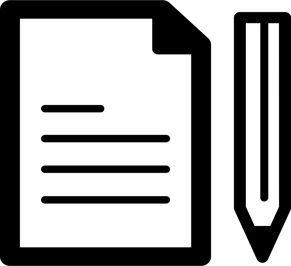 Pen And Paper Comments - Free Icons Paper Png (980x898)