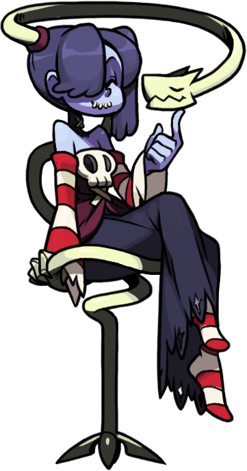 Yay - Png - Skullgirls Squigly Png (361x687)