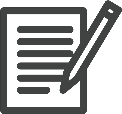 Paper Submission - Paper Pencil White Transparent Icon (512x512)