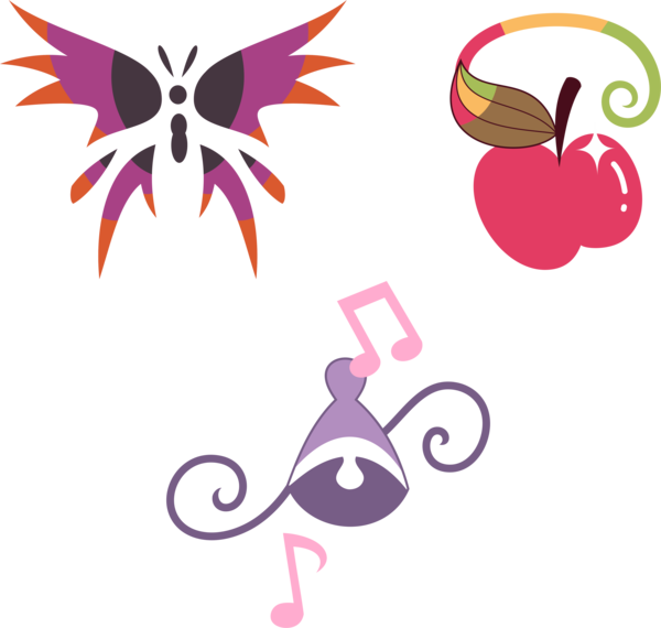 Cmc Cutie Mark Vectors By Sketchystars - Mlp Butterfly Cutie Mark (600x570)