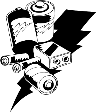 Assorted Batteries - Electric Battery (376x419)