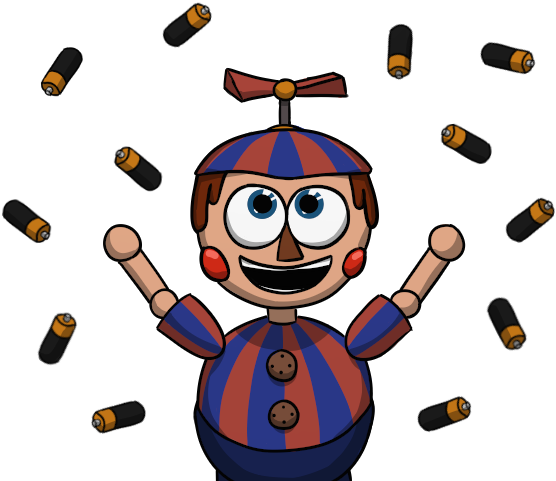 Batteries By Psychia98 - Fnaf Balloon Boy Batteries (600x500)
