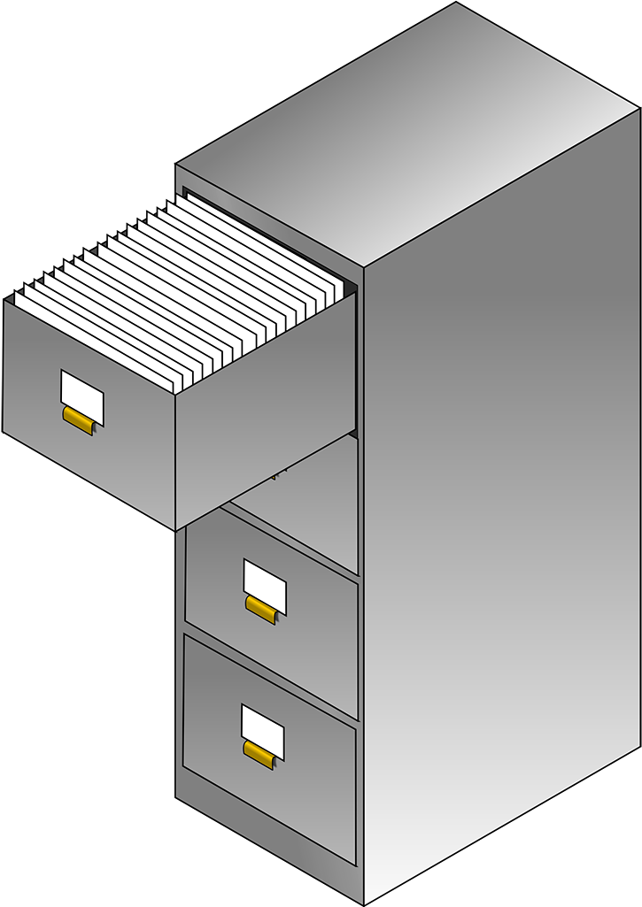 Application Icon - Filing Cabinets Clip Art (1024x1024)