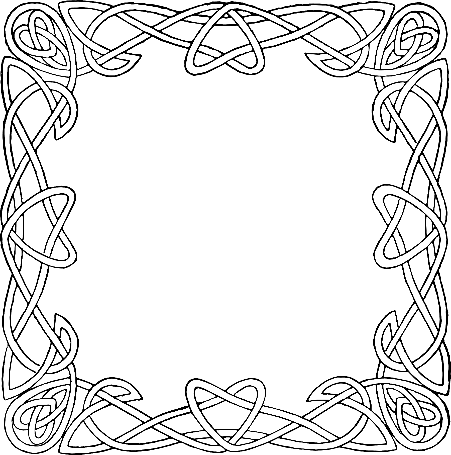 Stock Vector - Transparent Png Frame Celtic Png (1800x1815)