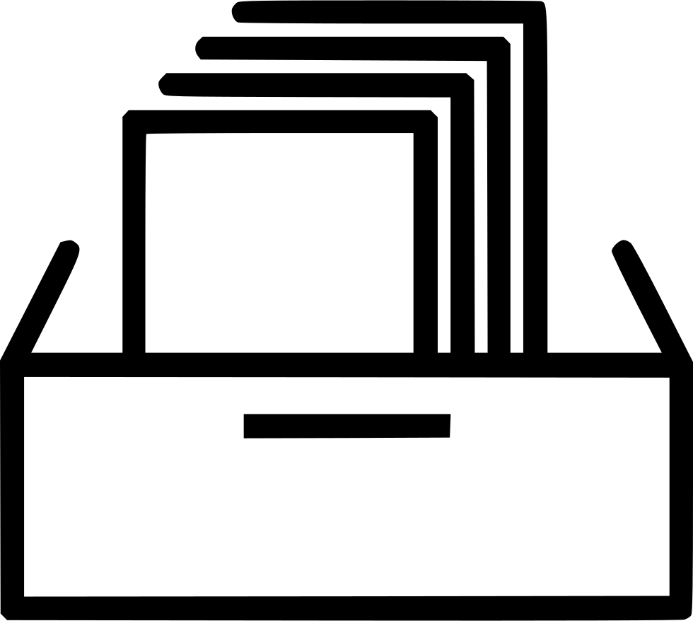 File Cabinet Drawer Paper Documents Comments - Filing Cabinet Icon (980x878)