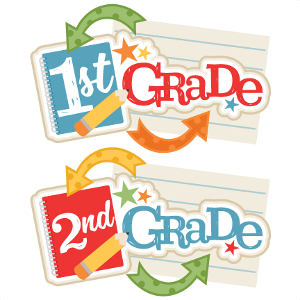 1st And 2nd Grade Titles Svg Scrapbook Cut File Cute - Orange (432x432)