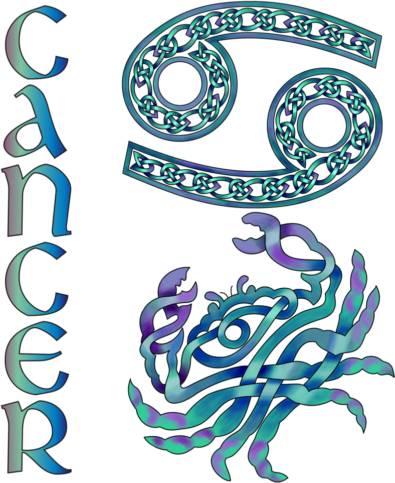 Celtic Knot Cancer By Knotyourworld Celtic Knot Cancer - Celtic Knot Zodiac Signs (900x1072)