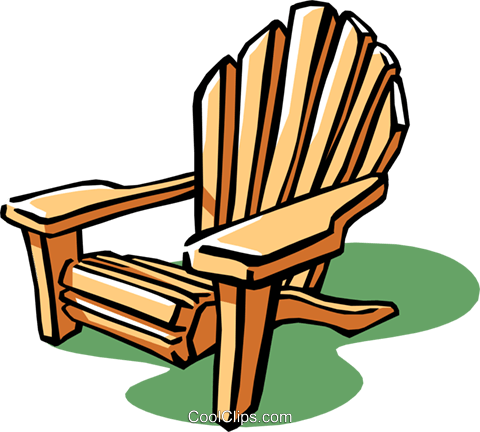Deck Clipart Lawn Chair - Lawn Chair Cartoon (480x432)