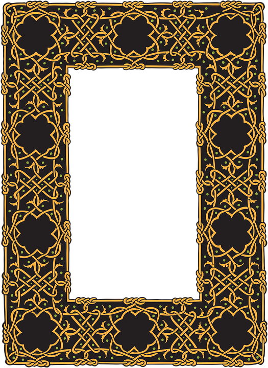Border, Celtic, Frame, Design, Ornament, Pattern, Knot - Celtic Frames (582x800)
