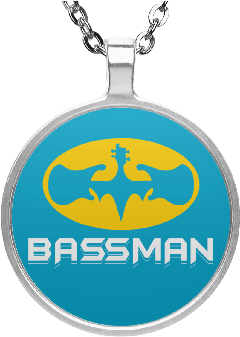 Bass Player Bassman Circle Necklace - Bassman T Shirt (1155x1155)