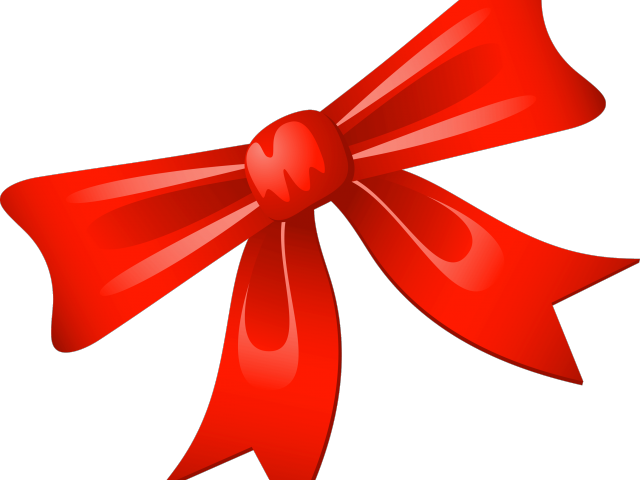 Happy Holiday Clipart - Red Ribbon Clipart (640x480)