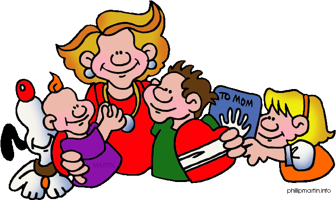 Mother's Day Clipart Family And Friend - Mother's Day Clip Art (709x429)