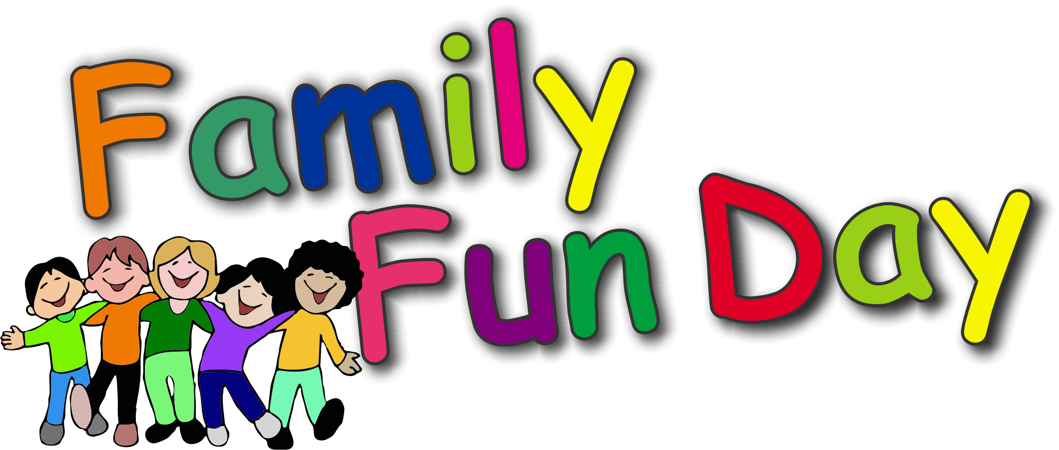 Family Fun Day - Family Fun Day Cartoon (2120x901)