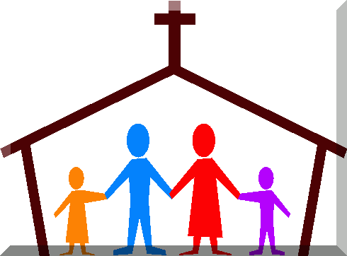 Church Clipart Church Congregation - Clip Art Church (490x362)