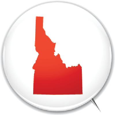 Campaign Buttons - Idaho - Clipart - Idaho Vector (399x399)