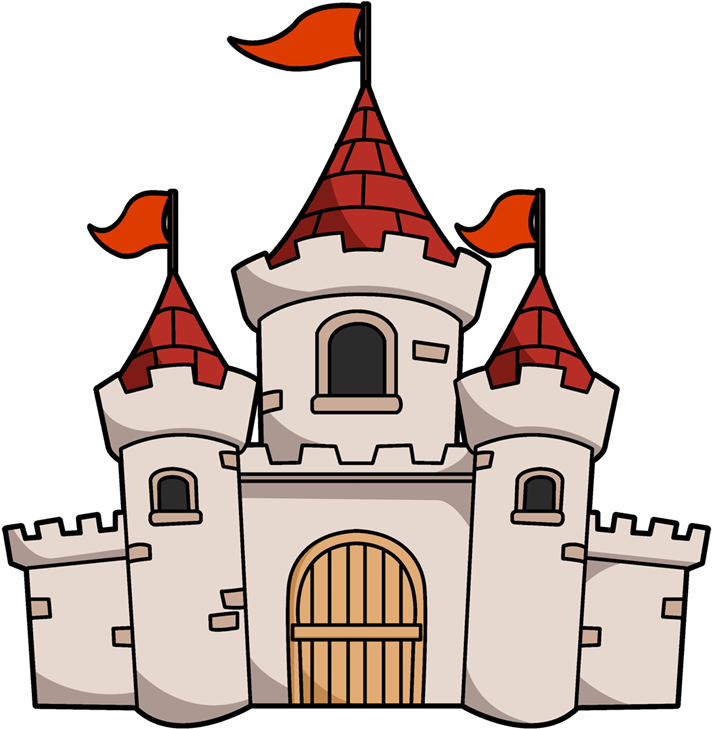 This Cartoon Castle Clip Art Is Perfect For Use On - Castle Clipart (800x786)