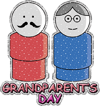 Happy National Grandparents Day Animated 3d Gif Greeting - Greeting Cards On Grandparents Day (352x377)