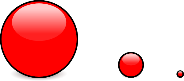 Red Glass Button Svg Clip Arts 600 X 264 Px - Red Button Png Small (600x264)