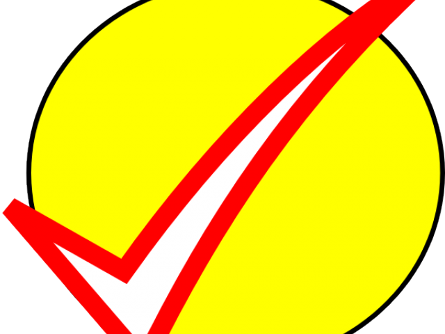 Check Mark Clipart - Circle (640x480)