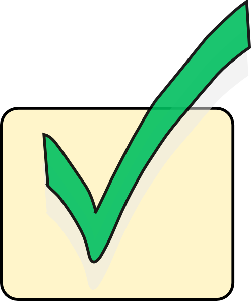 This Free Clip Arts Design Of Check Mark - Check Mark (498x597)