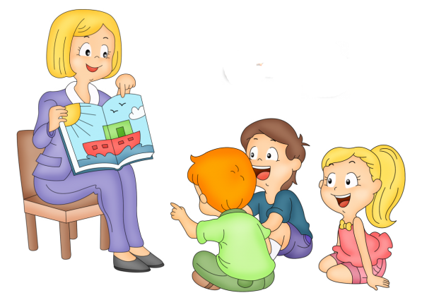 Когда Им Читают, Не Бывает - Listening To A Story (597x425)