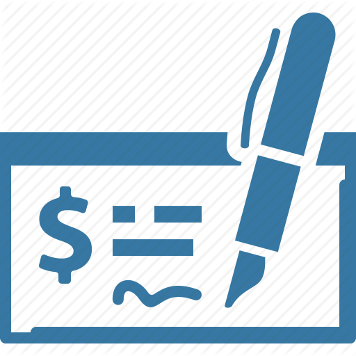 Check Clipart Cheque - Bank Check Icon Png (512x512)