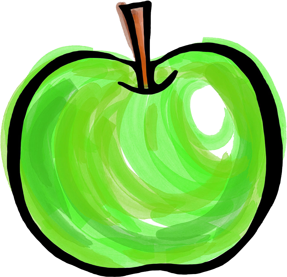 Apple Clip Art - Green Apple Clipart (1000x994)