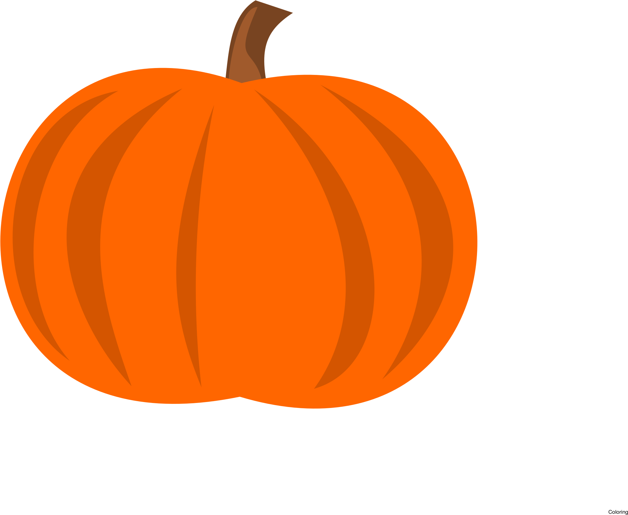 Gourd Clipart Clear Background - Pumpkin Vector (2400x1800)