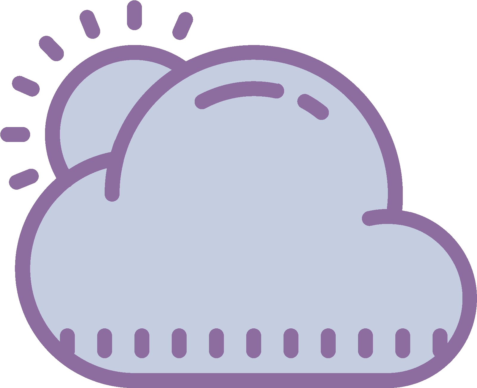 Partly Cloudy Day Icon - Partly Cloudy Day Icon (1600x1600)