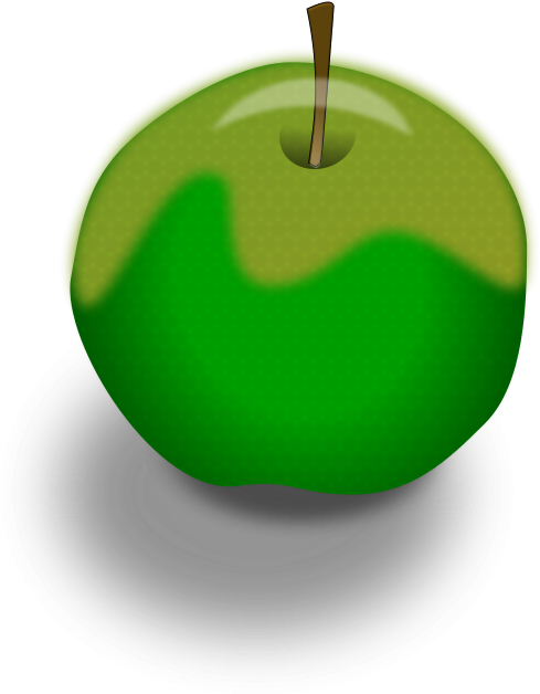 Apple - Green Apple Shower Curtain (810x900)