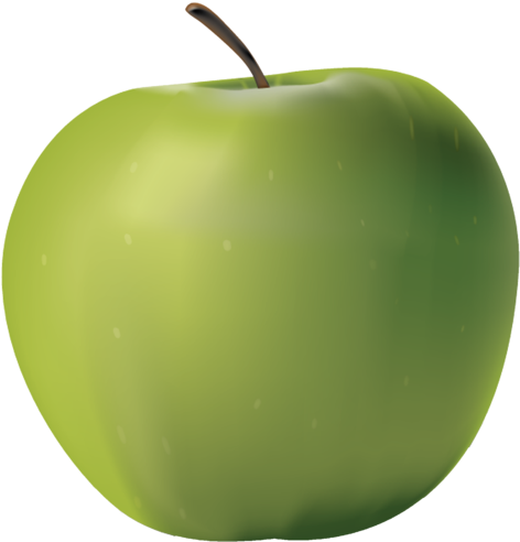 Png Green Apple By Moonglowlilly - Apple Vector (900x720)