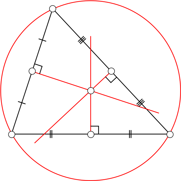 240 × 240 Pixels - Circumcenter Of A Triangle (600x600)
