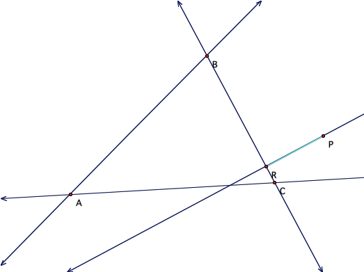 Now, We Construct A Triangle From The Sides Of Abc - Triangle (622x392)