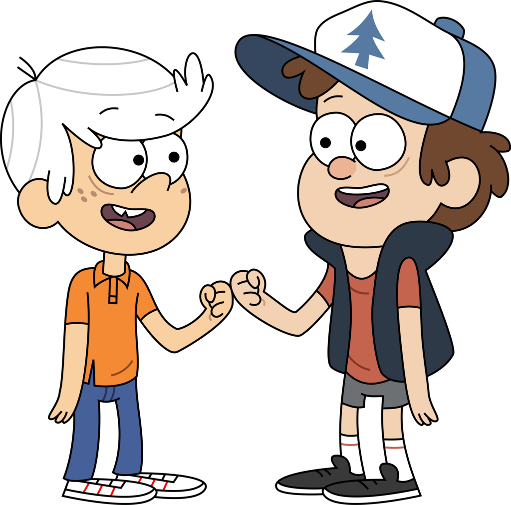 Lincoln Loud And Dipper Pines By C-bart - Dipper Pines And Lincoln Loud (1024x1011)