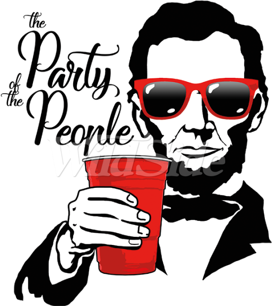 The Party Of The People Lincoln Red Cup - Artix The Party Of The People Lincoln Red Cup Gift (600x600)