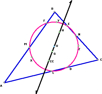 Properties Of The Nine-point Circle - Nine Point Circle Euler Line (395x320)