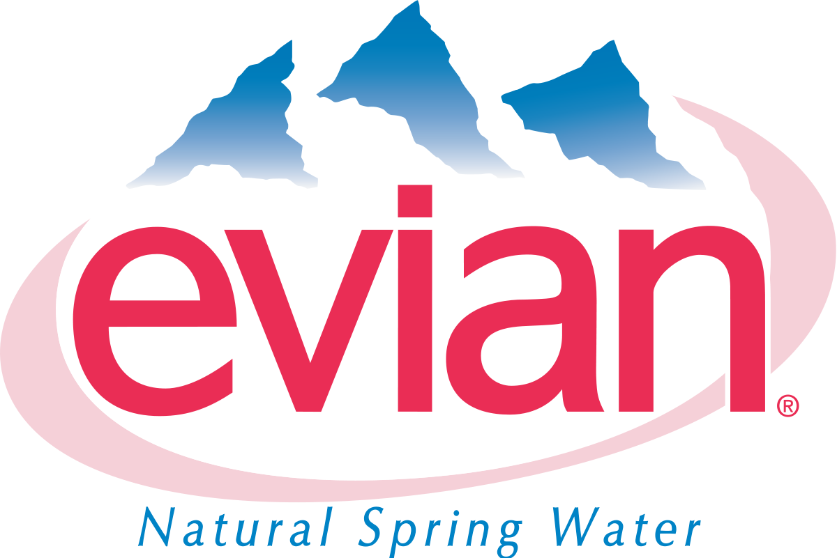 Evian Water Logo Png (1200x801)