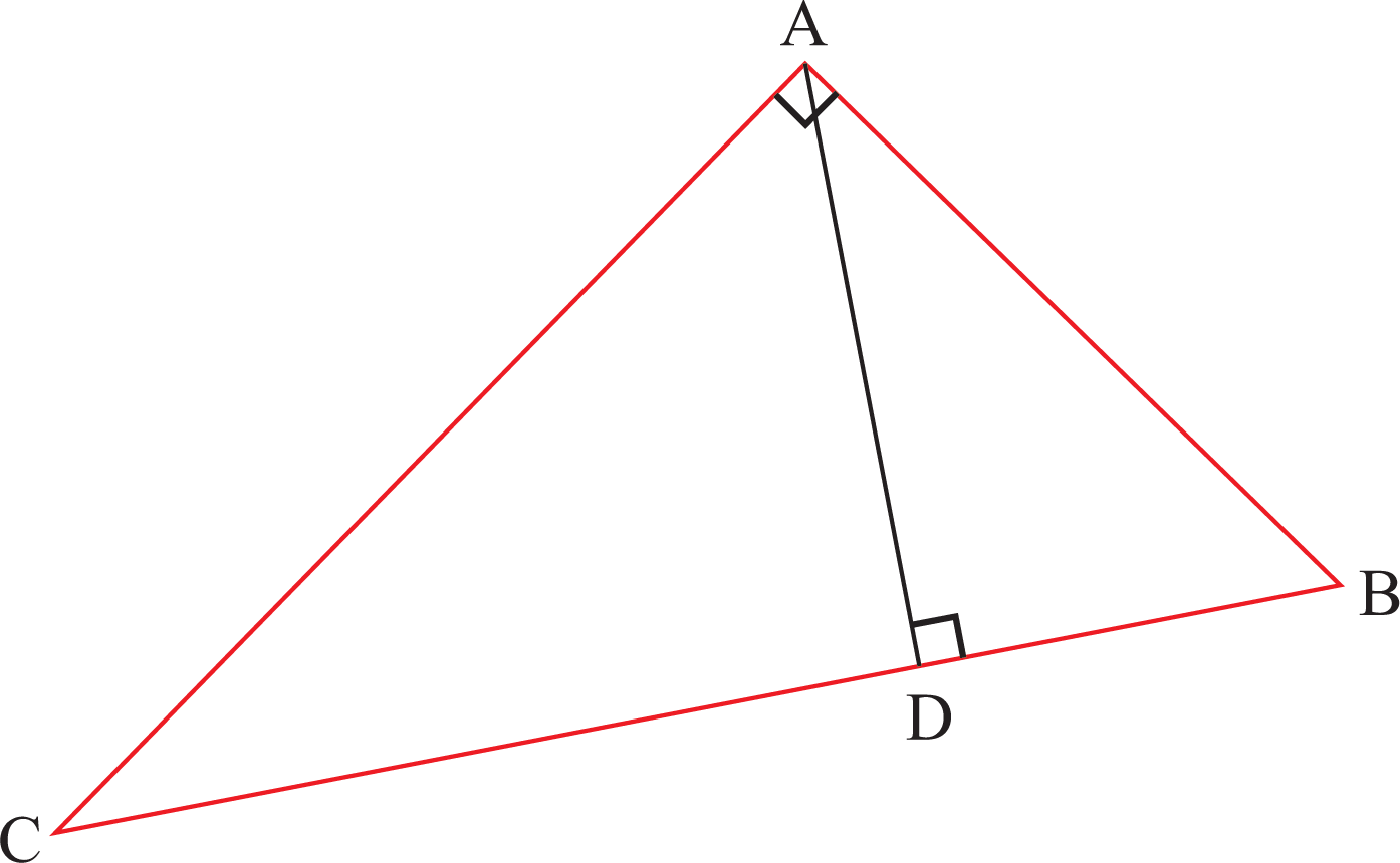 Высота де треугольника