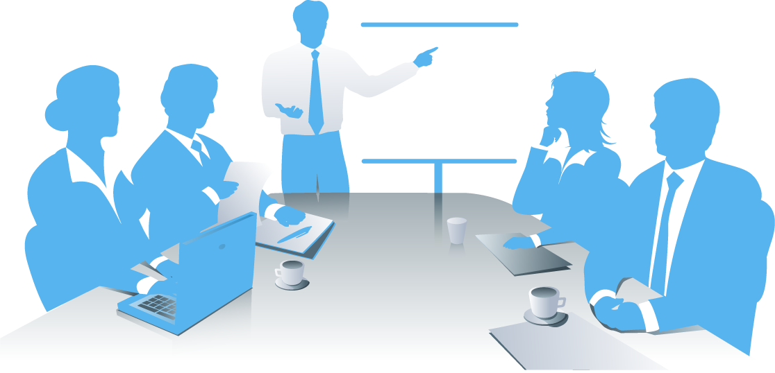 Free Business Team Png - Business Meeting Png (1116x538)