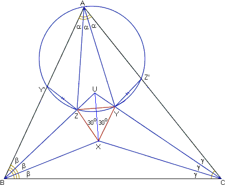 Now For The Proof Of Morley's Theorem - Triangle (457x378)