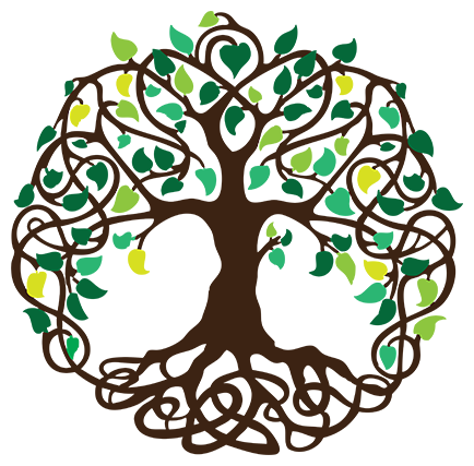 Monday, Tuesday, Wednesday, Friday, Saturday - Tree Of Life Silhouette (434x427)