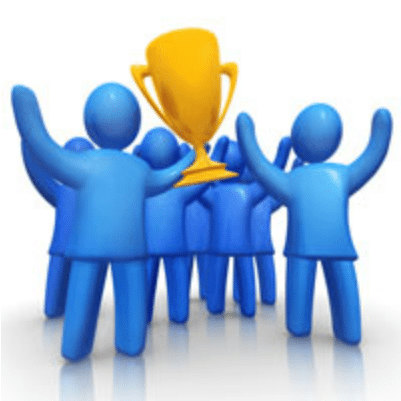 Team Performance Questionnaire - People Holding Trophy (600x400)