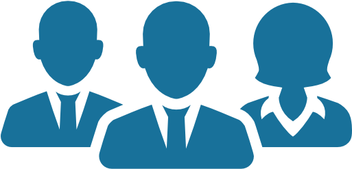 Meet The Team - Group Of People Icons Black And White (512x512)