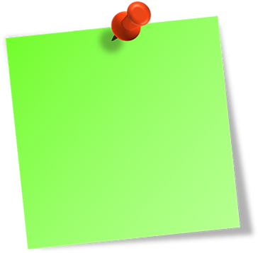 Sticky Note - Post It Verde Png (375x377)