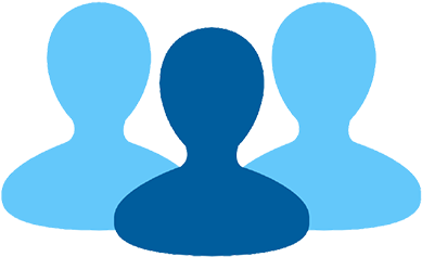 Free Icons Png - Team Icon Blue (400x346)