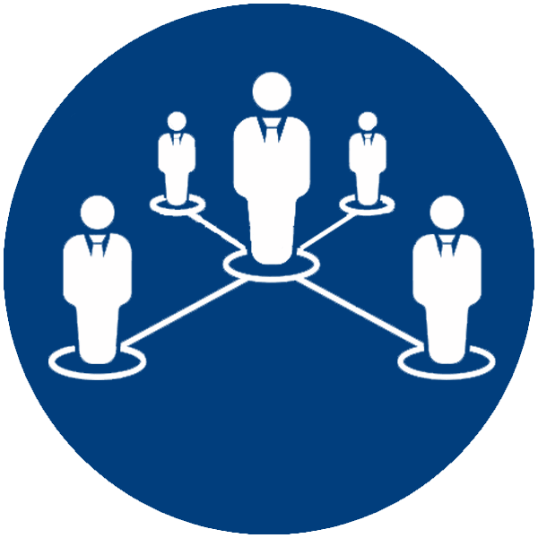 Eamwork & Professionalism - Connecting People Icon Png (600x600)